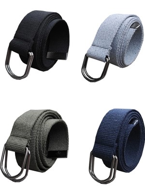 1001 Unisex Spor Halka Tokalı Taktik Tarz Bez Kemer