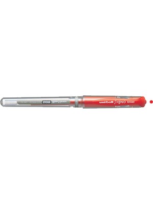 Uni-Ball Roller Kalem Signo Broad Jel Bilye Uç Imza Kalemi 1.0 mm Kırmızı UM-153