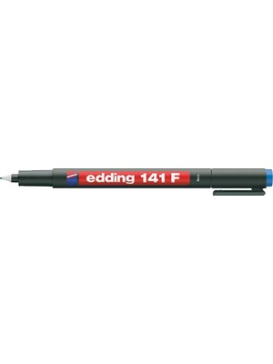 Edding Asetat Kalemi Permanent F Seri 0.6 mm Mavi 141F