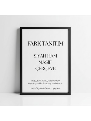 1001 Premium Masif Çam Çerçeve - 3mm Mdf Arkalık - 500 Mikron Kırılmaz Şeffaf Pvc Ön Koruma - Ş�