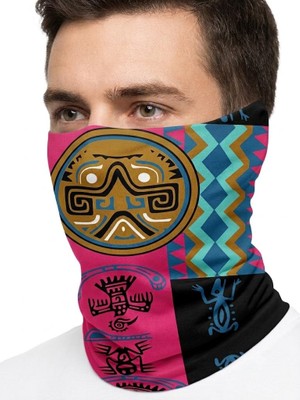 1001 Premium Kalite Buff, Extra Yumuşak, Paisley ve Kafatası Desenli, Motosiklet ve Outdoor Kullanımı