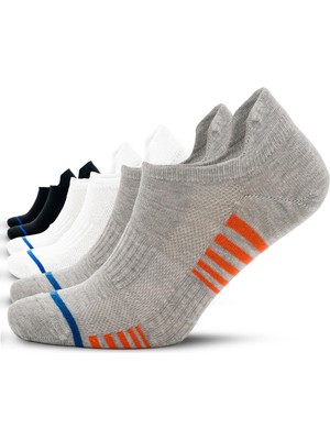 1001 6 Çift Kadın ve Erkek Çorap - Organik Pamuk Patik Sneaker Spor Çorabı - Kısa Çorap Dikişsiz