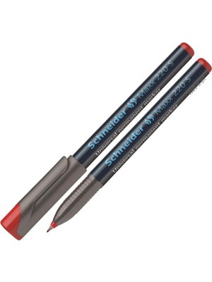 Schneider Asetat Kalemi Permanent 220 S Seri 0.4 mm Kırmızı 112402