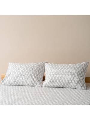 1001 Mix & Match | Limoges |%100 Pamuklu 2’li Yastık Kılıfı Seti Beyaz