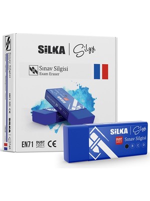 Silka Sınav Silgisi 20 Li Lacivert Art.8
