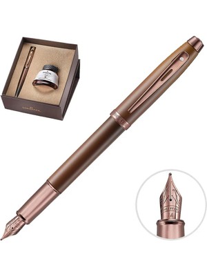 Sheaffer 9374-0 100 Serisi Dk(M) Kahve+Mürekkep Set