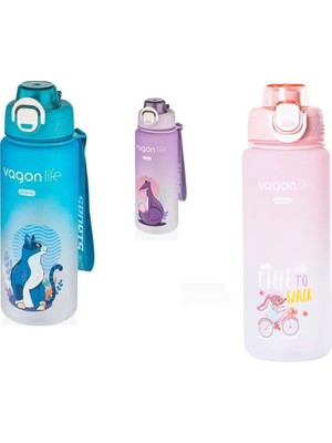 Vagon Life Matara Policarbon 800 ml Karışık Renk VGN2352