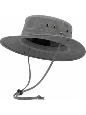 1001 Balıkçı Erkek Kanvas Şapka, Outdoor Safari