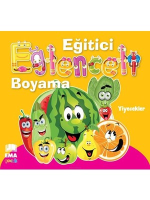 Ema Eğitici Eğl.boyama-Yiyecekler