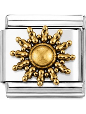 cm Jewelry Güneş Detaylı Italyan Bileklik Charm