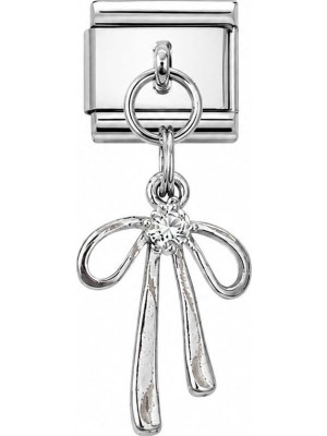 cm Jewelry Fiyonk Detaylı Italyan Bileklik Charm
