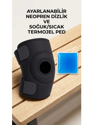 Techora Sale Çapraz Bağ Destekli Diz Korsesi Menisküs ve Spor Ağrıları Için