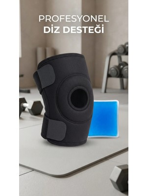 Techora Sale Çapraz Destekli Sporcu Diz Korsesi Menisküs Ağrısı Için Termojel