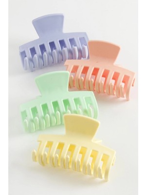 Techora Sale Düz Renkli Mandal Toka 6 cm