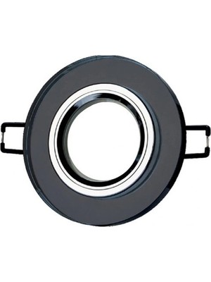Techora Sale 1 Adet Cata Ct 6646 Zambak Yuvarlak Dekoratif Kristal Cam Spot Kasası GU10 Duy