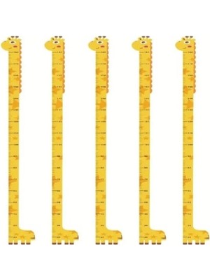 Techora Sale Sevimli Sarı Zürafa Boy Ölçüsü Sticker