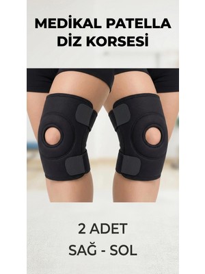 Techora Sale Çapraz Bağlı Patella Destekli Diz Korsesi Menisküs ve Sporcu Kullanımı Için