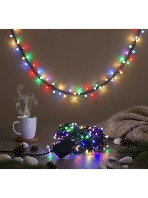 Techora Sale LED Damla Uçlu Rgb Dekoratif Işık 10 Metre 100