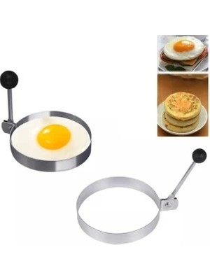 Techora Sale Metal Yuvarlak Omlet Krep Kalıbı