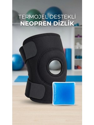 Techora Sale Sporcu Dizlik Çapraz Destekli, Menisküs Ağrısı Için Termojel Hediyeli