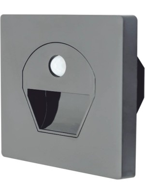 Techora Sale 1 Adet Noas YL69 1522 1W Füme Kasa Sensörlü Koridor Aydınlatması 3200K Gün Işığı