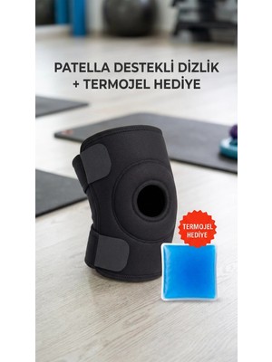 Techora Sale Sporcu Dizliği Çapraz Bağ Destekli Termojel Hediyeli Medikal Korsesi