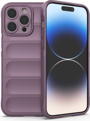 Fırsatkolik iPhone 14 Pro Kılıf Optimum Silikon - Mor
