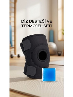 Techora Sale Spor Destekli Çapraz Bağ Diz Korsesi Menisküs Ağrısı Için Termojelli Dizlik