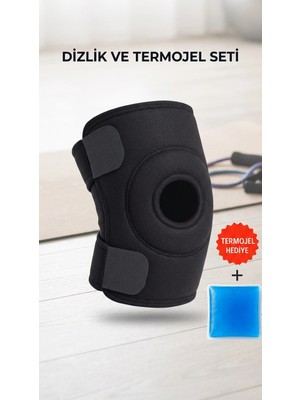 Techora Sale Destekli Diz Korsesi Çapraz Bağ Sporcu Termojel Hediyeli