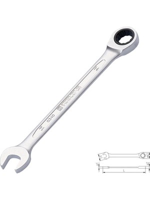 Fırsatkolik Mey Ithalat® Izeltaş 0340 Cırcır Kombine Anahtar 16 mm