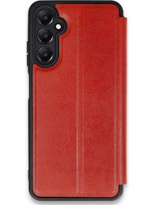Fırsatkolik Galaxy A26 Kılıf Flip Cover - Kırmızı