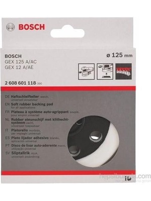 Fırsatkolik Mey Ithalat® Bosch Gex 125 A/ac Soft Taban 0 2608 601 118