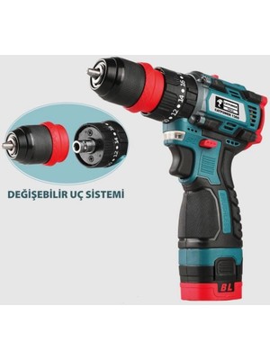 Fırsatkolik Mey Ithalat® Cat Power 1360 Akülü Vidalama Makinesi 16 V 2,0 Ah