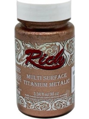 Fırsatkolik Mey Ithalat® Rich Multi Surface Titanium 2530 Pudra Pembe Metalik 90 cc