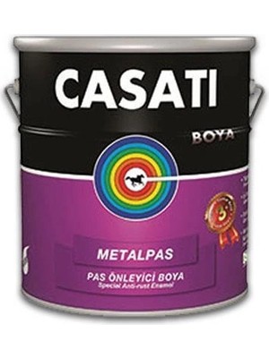 Fırsatkolik Mey Ithalat® Casati Metalpas Pas Önleyici Boya Altın 0,75 Litre