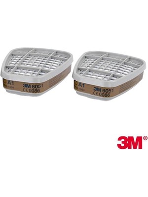 Fırsatkolik Mey Ithalat® 3m 6051 A1 Organik Gaz Buhar Filtresi