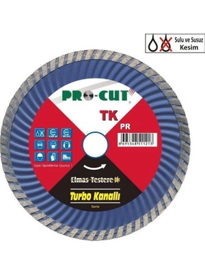 Fırsatkolik Mey Ithalat® Procut Tk 180 mm Turbo Kanallı Elmas Testere