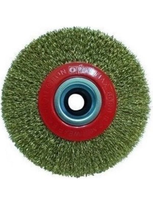 Fırsatkolik Mey Ithalat® Hawk 10107 Daire Fırça Sarı Telli 175X25 mm