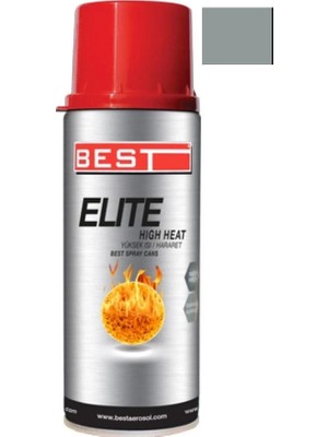 Fırsatkolik Mey Ithalat® Best Elite Gümüş 600 C Isıya Dayanıklı Sprey Boya 400 ml