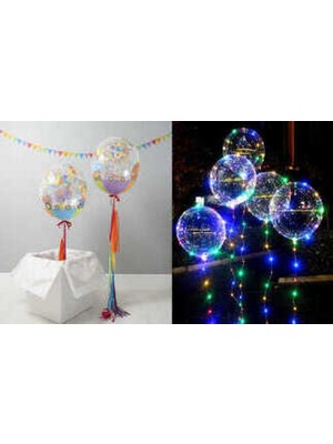 Hayaller Dükkanı Balon Şeffaf (Bobo) 20 Inc Pk:10