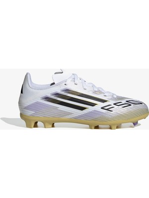 adidas F50 League Firm-Multi Ground Çocuk Beyaz Çim Saha Kramponu.-