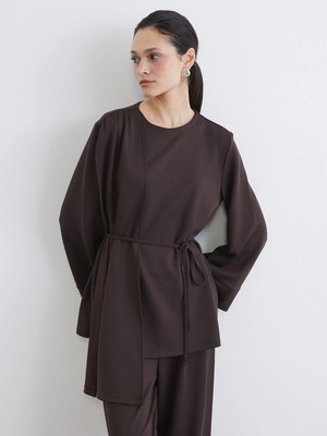 Lc Waikiki Yeni Sezon Atkılı Soft Touch Kadın Sweatshirt Tunik