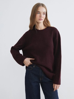 Lc Waikiki Yeni Sezon Bisiklet Yaka Oversize Kadın Triko Kazak