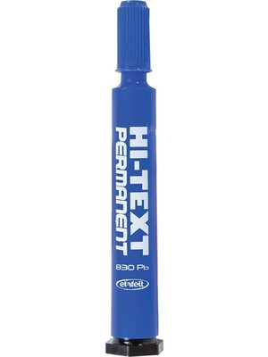 Hi-Text Markör Kalem Yuvarlak Uç Mavi 830PBM