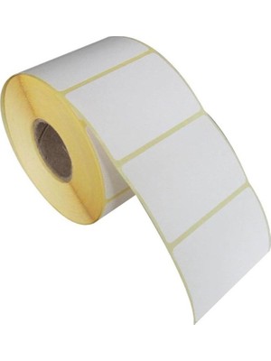 Taneks Tanex Eco Termal Barkod Etiketi 50 mm x 30 mm  40 mm Çaplı 1000'LI 1 Rulo