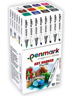 Penmark Marker's Art Brush Kalem 12'li Set
