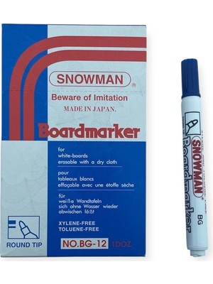 Esmo Snowman Mavi Tahta Kalemi