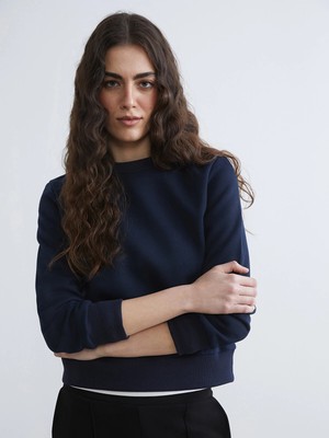 Lc Waikiki Yeni Sezon Bisiklet Yaka Kadın Sweatshirt