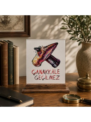 Anadolia Çarpışan Kurşunlar Büyük Boy Dekoratif Cam Obje