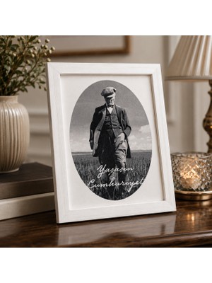 Anadolia Yaşasın Cumhuriyet ve Atatürk Dekoratif Tablo